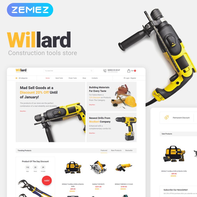 Instruments WooCommerce Theme