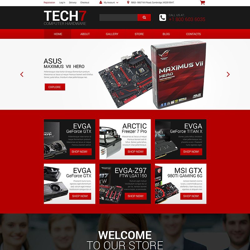 Tech7 WooCommerce Theme