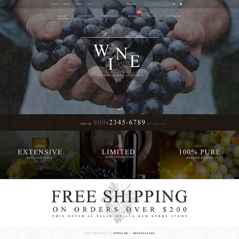 Wine WooCommerce Theme