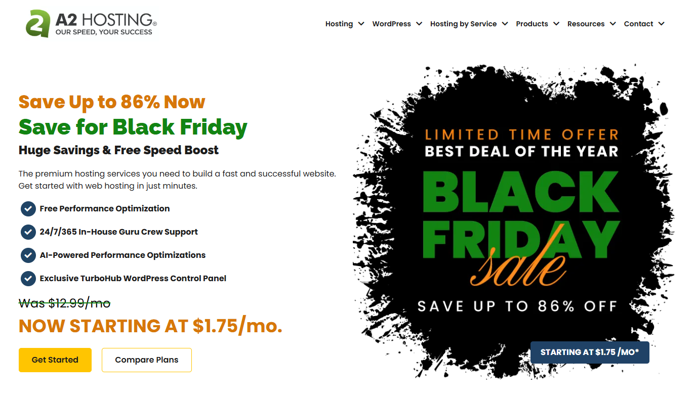 A2 Hosting Black Friday