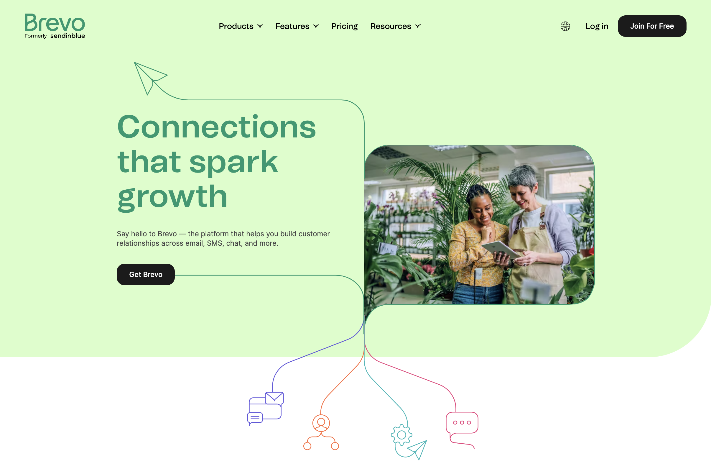 Brevo Homepage