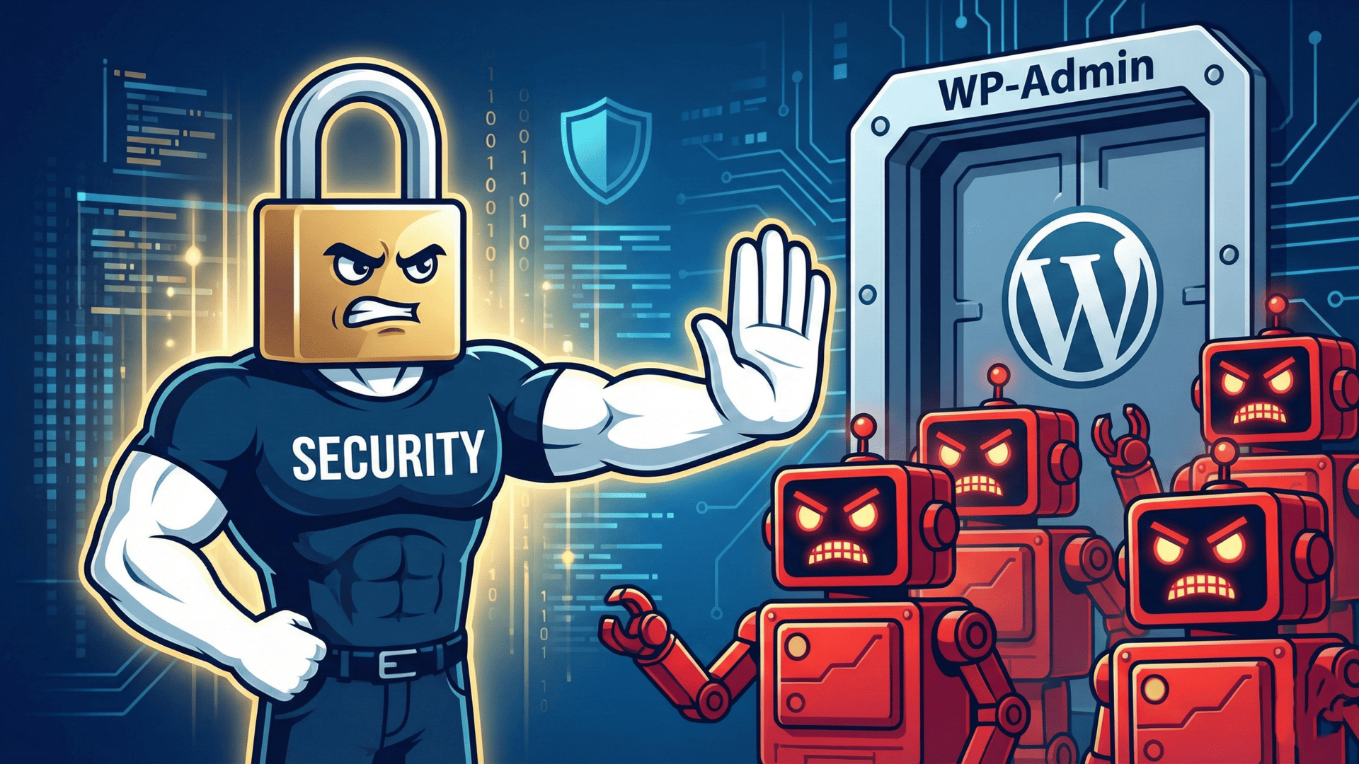 WordPress Blocking Bots And Malware - Illustration