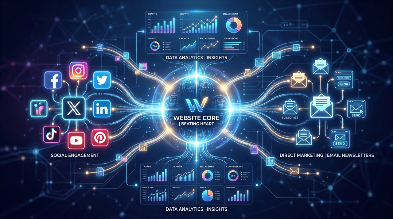 Integrating Digital Marketing Stack Analytics - Graphic Illustration