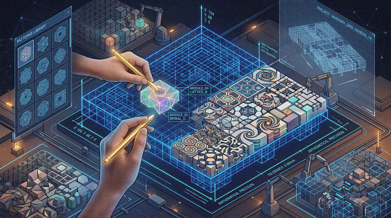 Placing Advanced Layout, Blocks, or Patterns - Graphic Illustration