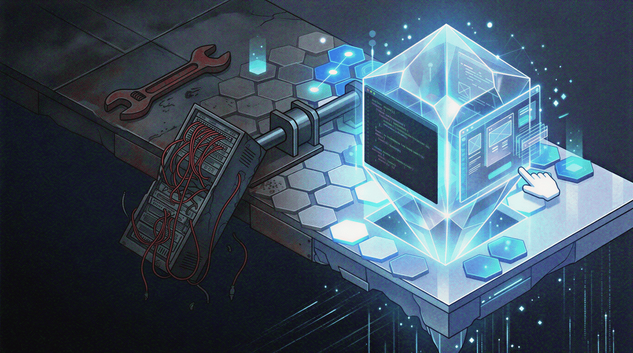 Trading DevOps for Web Design and Development - Graphic Illustration