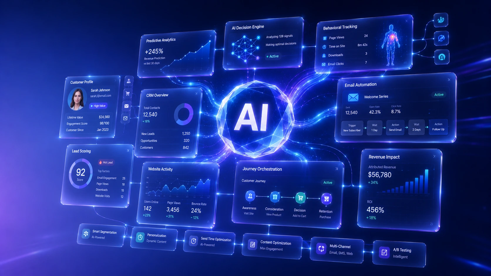 Autonomous Marketing - Illustration Graphics